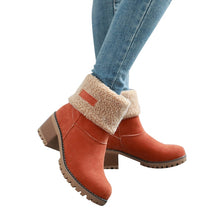 Load image into Gallery viewer, New Style Snow Boots Large Size Thick Chunky-Heel Thick Bottomed Lambs Wool WOMEN&#39;S Shoes Special Offer Boots
