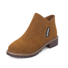 Load image into Gallery viewer, Women Boots 2019 Autumn Winter Boots Female Shoes Brand Ladies Ankle Boots Heels Shoes Woman Suede Leather Boots -85
