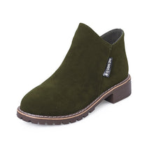 Load image into Gallery viewer, Women Boots 2019 Autumn Winter Boots Female Shoes Brand Ladies Ankle Boots Heels Shoes Woman Suede Leather Boots -85
